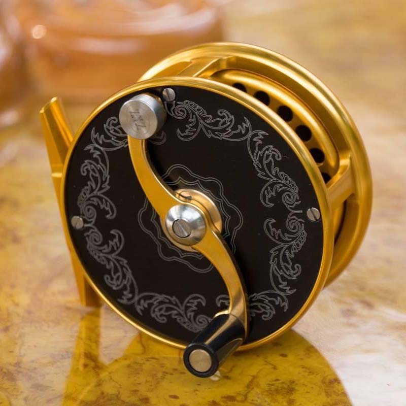 Classic Black Fly Fishing Reel - Premium Battenkill Reel for Salmon and Trout