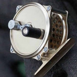 ZHUSROD Retro Trout Reels Corrosion Resistant for Saltwater and Freshwater with Fly Reel Bag