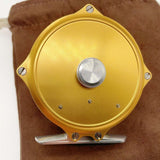 ZHUSROD Retro Trout Reels Corrosion Resistant for Saltwater and Freshwater with Fly Reel Bag