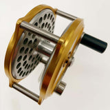 ZHUSROD Retro Trout Reels Corrosion Resistant for Saltwater and Freshwater with Fly Reel Bag