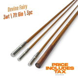 3wt | 7ft 6in  | 3pc | bamboo fly rod blank | Devine Fairy