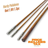 6wt | 9ft  | 3pc | bamboo fly rod blank | Hardy Palakona