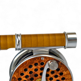 Premium Bamboo Fly Fishing Rod Reel Seat - 95mm Length, 21mm Width, 9mm Inner Diameter, Lightweight 16g Fly Rod Component