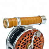 Premium Bamboo Fly Fishing Rod Reel Seat - 95mm Length, 21mm Width, 9mm Inner Diameter, Lightweight 16g Fly Rod Component