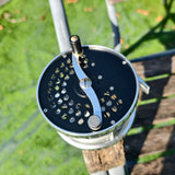 ZHUSROD Classic Fly Reel 4" fod 10/13wt 370g - Carbon Drag Aluminum Spey & Salmon Reel