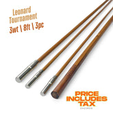 3wt | 8ft | 3ピース | 竹製フライロッドブランク | レナードトーナメント
