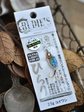 ルーディーズ ギョコメタル ヒラリ マイクロメタルジグ - アジ、メバル、トラウト用超軽量スロージギングルアー - S字フラッターアクション、グローティンセルダブルフック