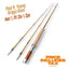 4wt - 7ft 2in - 2pc - bamboo fly rod - Paul H. Young Driggs River | ZHUSROD