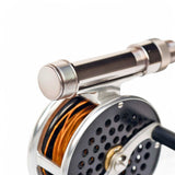 ZHUSROD | Anodized Aluminum Fly Reel Seat | Down-Locking Design | Ultralight 23g | 16mm Diameter Compatible