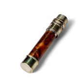 ZHUSROD | 天然木製フライリールシート | 刻印入りニッケルシルバーロック | 長さ93mm | 超軽量設計