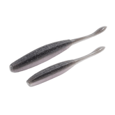 BROKEN RIVER Soft Plastic Stick Baits - 10pcs Dual-Density Salted Bass Fishing Lures, High-Frequency Micro-Shake Worms, Scented Slow Sinking Senko Style Baits for Texas & Wacky Rig