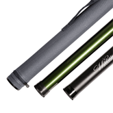 Wild Stream Fly Fishing Rod Case Tube, Professional Travel Protector for 4-Section Rods, Premium Carbon Fiber, Aviation Aluminum & 600D Oxford Options, Fits 7.5ft to 10.5ft Rods