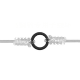 10/20/50 Pack Fly Fishing Tippet Rings - Seamless Nickel-Plated Stainless Steel O-Rings, Ultra-Lightweight Low Profile Connectors for Tapered Leaders (2mm, 2.5mm, 3.1mm)