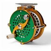 Green2 | レトロトラウトフライリール | 2.5インチ/3インチ/3.5インチサイズ