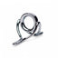 ZHUSROD G8 nickel silver stripping guide for bamboo fly rods, front view