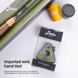 Dodo Works Tanago Micro Fishing Set - Sensitive Nano Floats, Japanese Toray Hand-Tied Line, Triangular EVA Spool & Embossed Tin Box - Professional Small Object Fishing Kit for Stream & Pond