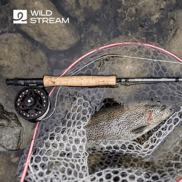 WILDSTREAM Balance Fly Fishing Rod and Reel Combo, 4-Piece 24T+30T Carbon Fiber Fly Rod, Fast Action, SIC Guide Rin | ZHUSROD