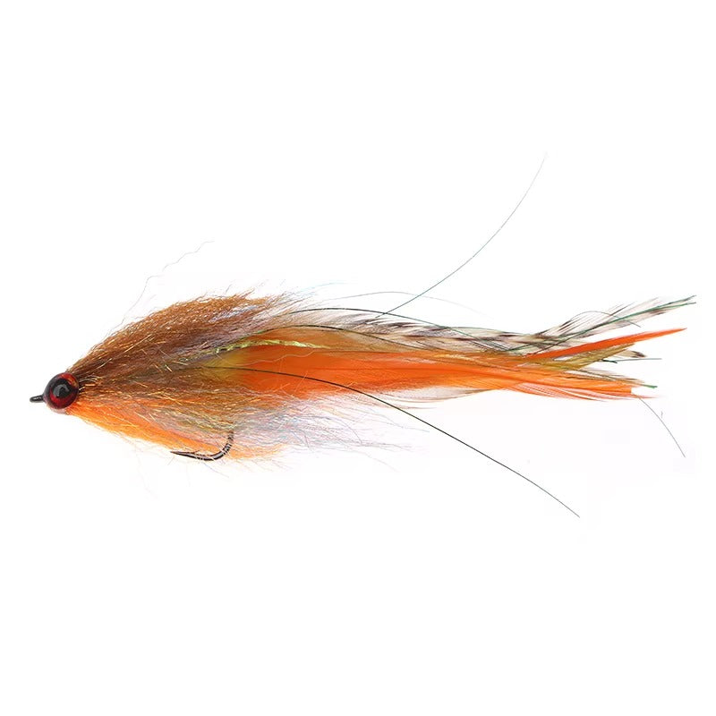 8Pcs Hand-Tied Streamer Fly Fishing Lures Kit, 5.5 Large Fly Flies for Pike Bass Salmon Trout, Realistic 3D Eyes & | ZHUSROD