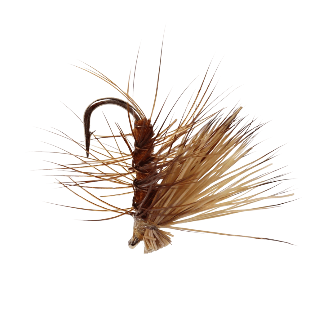 6-Pack Elk Hair Caddis Dry Fly Fishing Lures, Classic Trout Fly Pattern with Mustad R50 Hooks, High Buoyancy Surfac | ZHUSROD