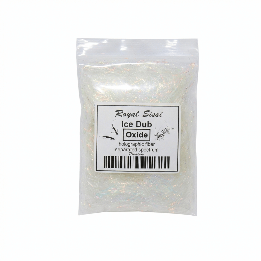 Royal Sissi 15-Color Prism Ice Dubbing Fiber, Iridescent Synthetic Fly Tying Materials for Nymphs and Streamers, Pr | ZHUSROD
