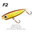 Topwater Pencil Lure 1.77" 0.12oz Popper Zigzag Action 4X Strong Hook Trout Bass
