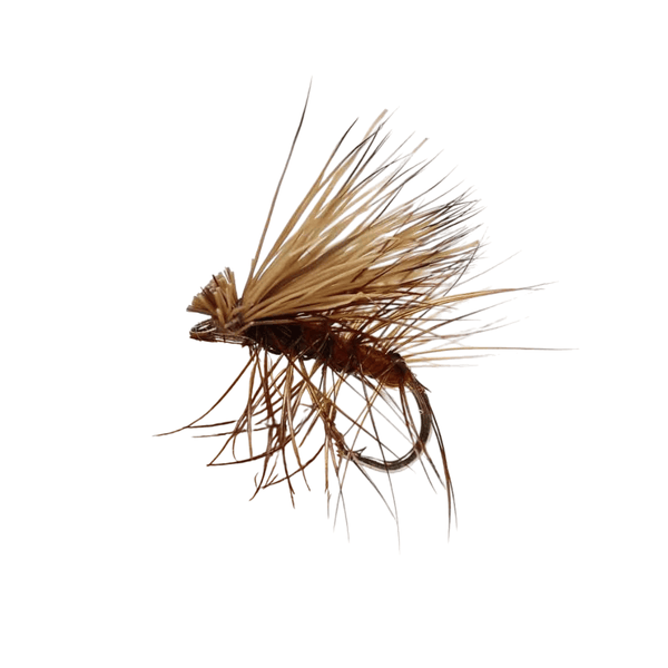 6-Pack Elk Hair Caddis Dry Fly Fishing Lures, Classic Trout Fly Pattern with Mustad R50 Hooks, High Buoyancy Surfac | ZHUSROD
