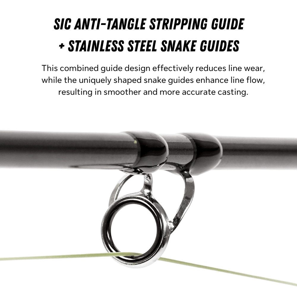 WILDSTREAM Balance Fly Fishing Rod and Reel Combo, 4-Piece 24T+30T Carbon Fiber Fly Rod, Fast Action, SIC Guide Rin | ZHUSROD