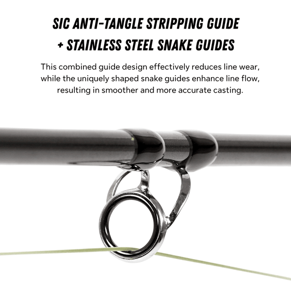 WILDSTREAM Balance Fly Fishing Rod and Reel Combo, 4-Piece 24T+30T Carbon Fiber Fly Rod, Fast Action, SIC Guide Rin | ZHUSROD