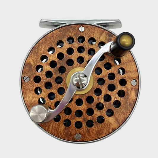 ZHUSROD Retro Trout Reels Corrosion Resistant for Saltwater and Freshwater with Fly Reel Bag