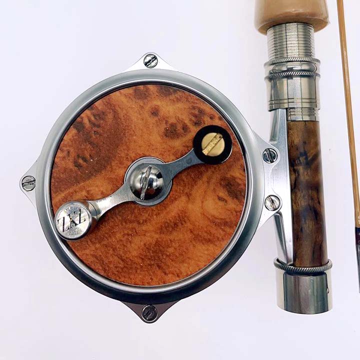 ZHUSROD Retro Trout Reels Corrosion Resistant for Saltwater and Freshwater with Fly Reel Bag