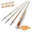 6wt - 8ft 6in - 3pc - bamboo fly rod - Cross Bass Bug Rod | ZHUSROD