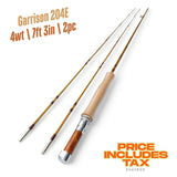 4wt | 7ft 3in | 2pc | 竹製フライロッド | Garrison 204E