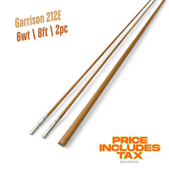 Dickerson 8014 Taper – 8ft 6wt – Bambus-Fliegenrutenrohling – 2 Stück