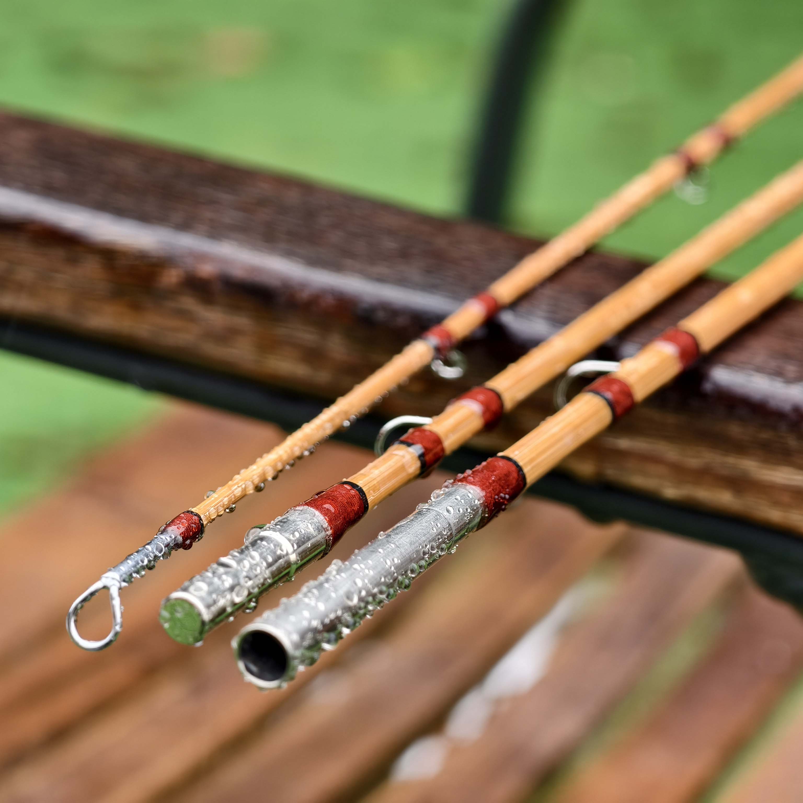 Dickerson 8615 Taper – 8 Fuß 6 Zoll 7wt – Bambus-Fliegenrute mit Etui – 2-teilig