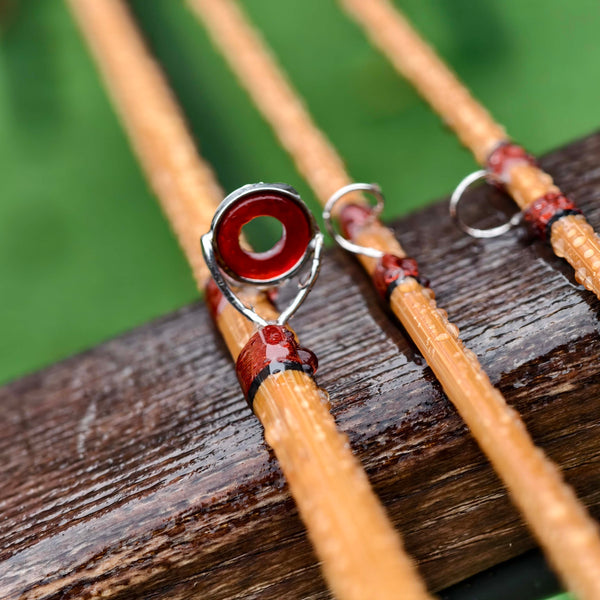 6wt - 8ft - 2pc - bamboo fly rod - Paul H. Young Boat Rod - Setup View | ZHUSROD