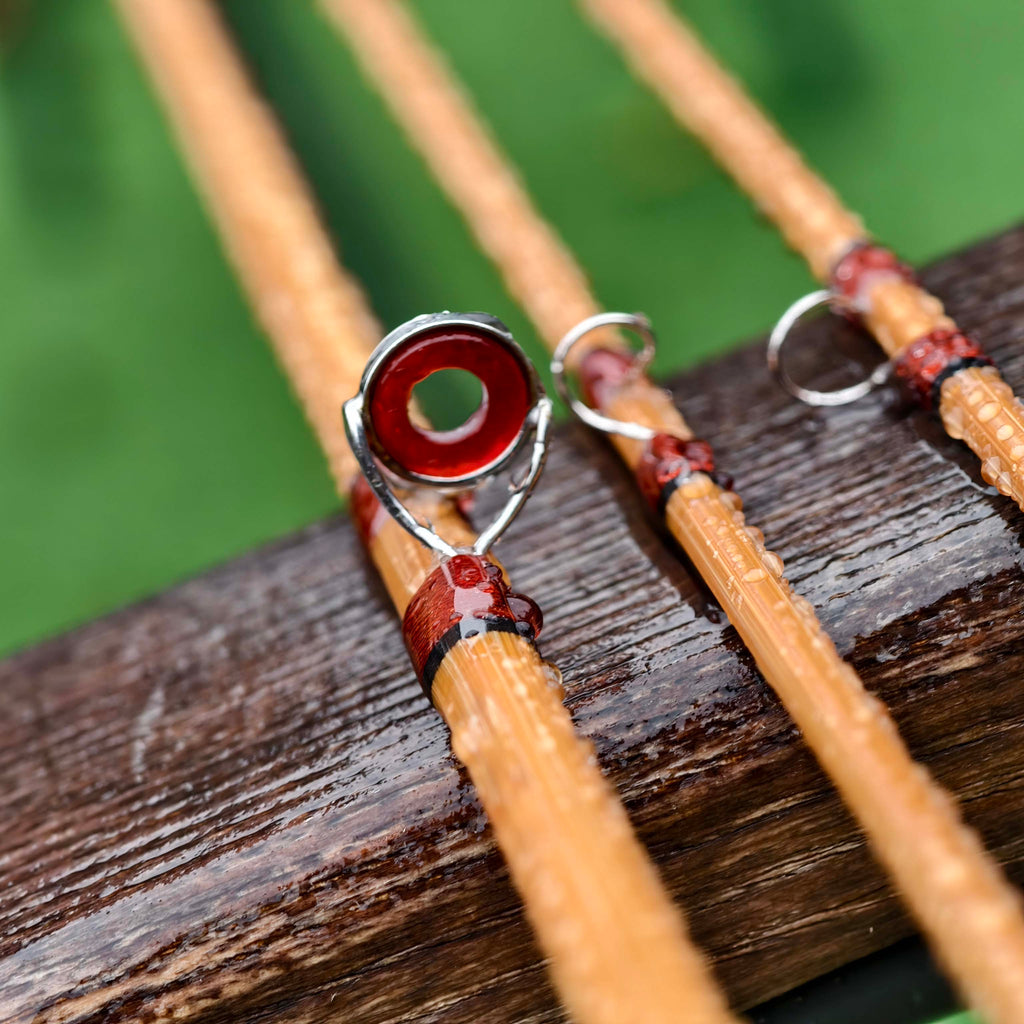 7wt - 8ft 6in - 2pc - bamboo fly rod - Paul H. Young Para 16 - Setup View | ZHUSROD