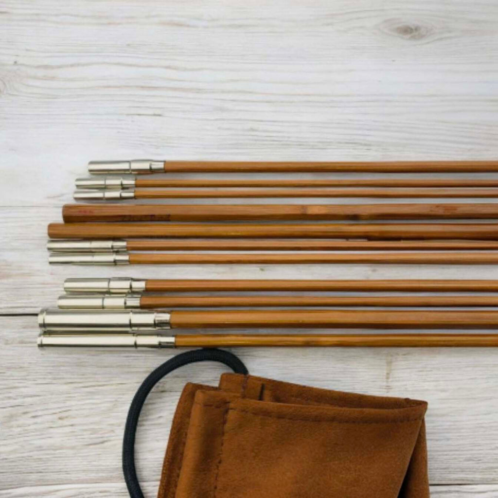 Orvis Battenkill Deluxe Bamboo Rod Blank - Tonkin Cane with Nickel Silver Ferrules - Close-Up | ZHUSROD