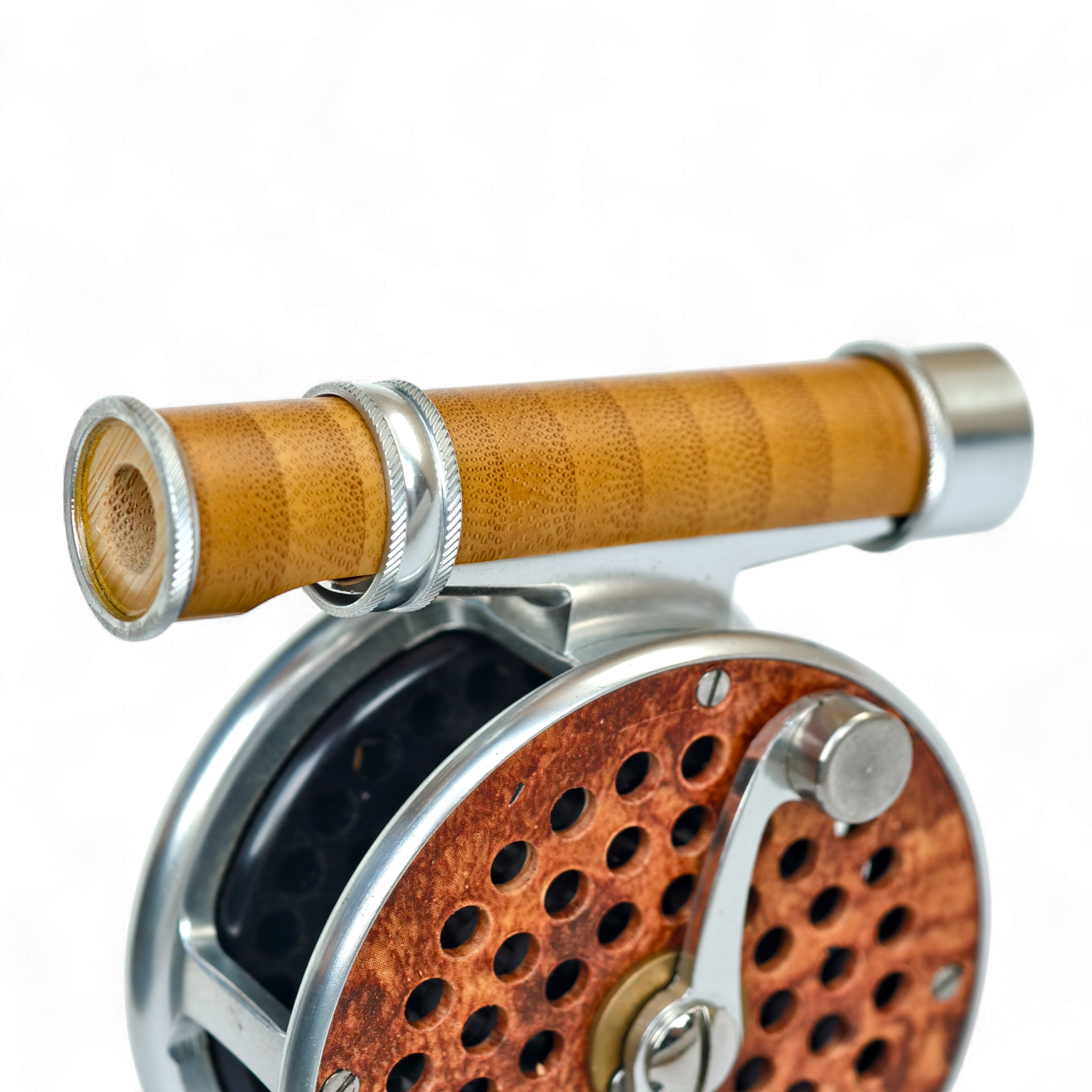 Premium Bamboo Fly Fishing Rod Reel Seat - 95mm Length, 21mm Width, 9mm Inner Diameter, Lightweight 16g Fly Rod Com | ZHUSROD