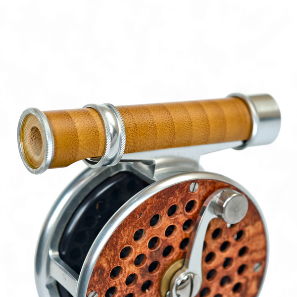 Premium Bamboo Fly Fishing Rod Reel Seat - 95mm Length, 21mm Width, 9mm Inner Diameter, Lightweight 16g Fly Rod Com | ZHUSROD