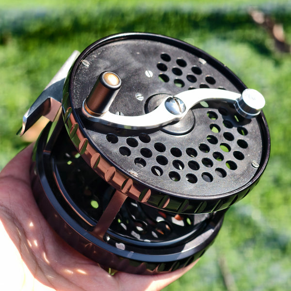 ZHUSROD Classic Fly Reel 4" fod 10/13wt 370g - Carbon Drag Aluminum Spey & Salmon Reel - Alternate View | ZHUSROD