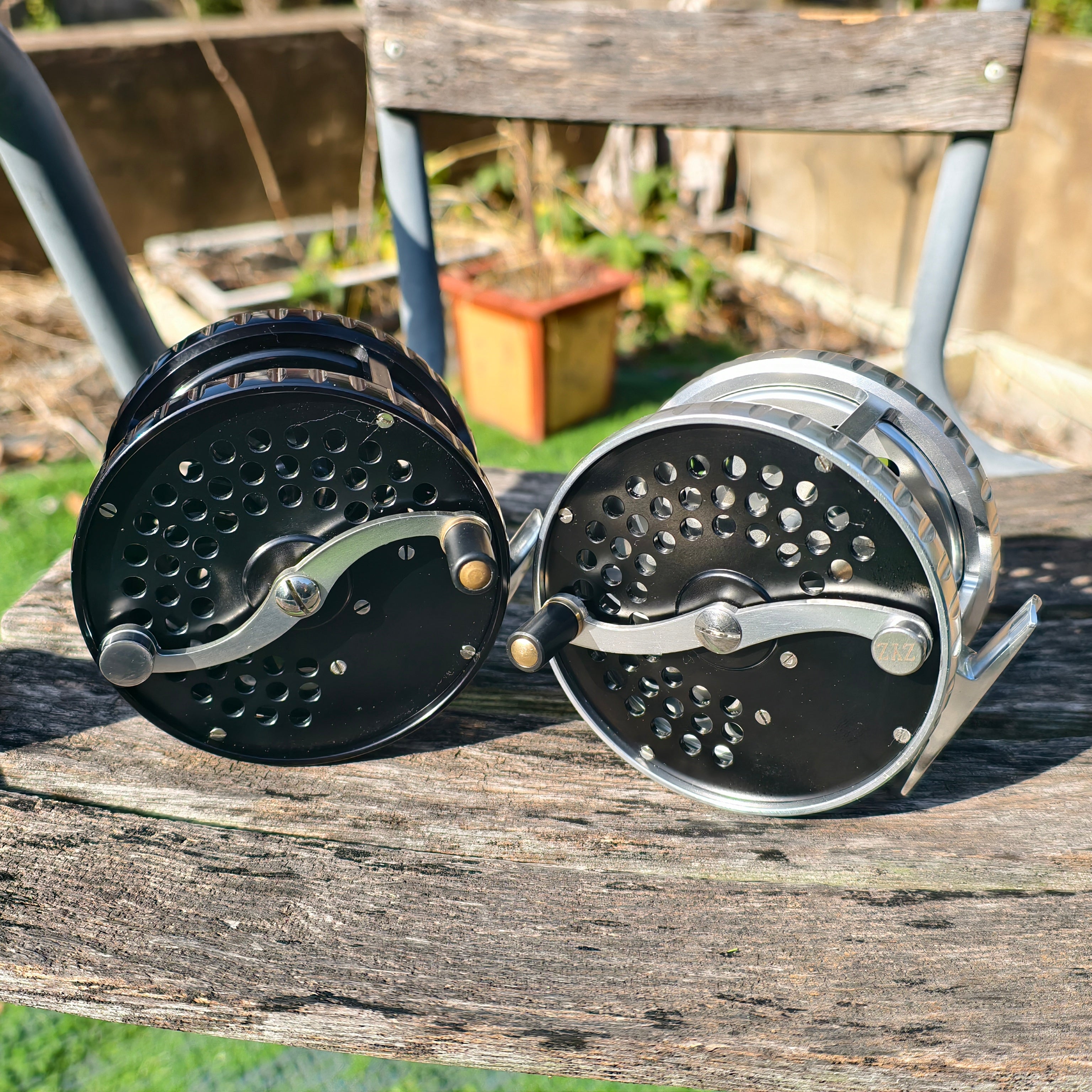 ZHUSROD Classic Fly Reel 4" fod 10/13wt 370g - Carbon Drag Aluminum Spey & Salmon Reel | ZHUSROD Main image
