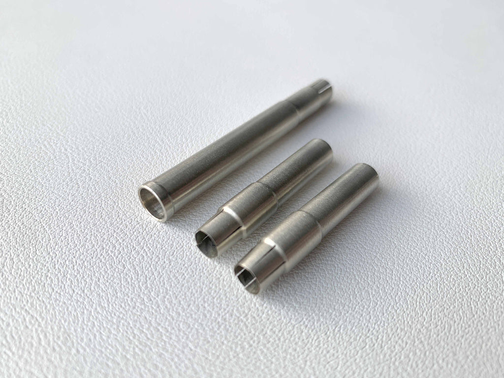 Nickel Silver Ferrules for Making or Repairing Bamboo Fly Rods - Side View | ZHUSROD