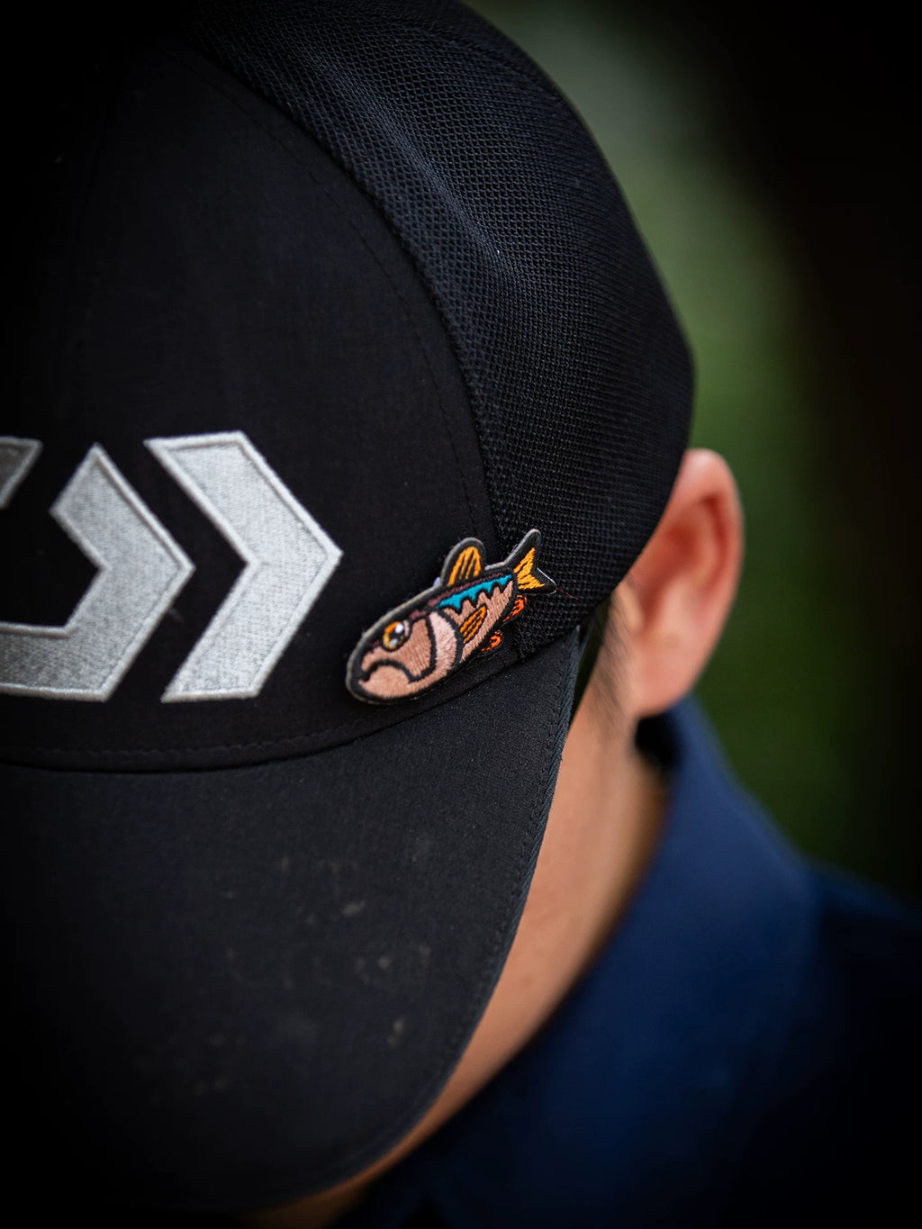 UDOLURE Embroidered Fish Velcro Patches - 2" Cartoon Bass, Mandarin Fish, Military Fish Morale Badges - Tactical Ho | ZHUSROD