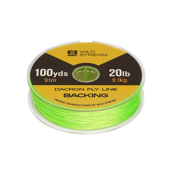 Wildstream fly fishing preparation line fly fishing reel spare filling line backing woven polyester