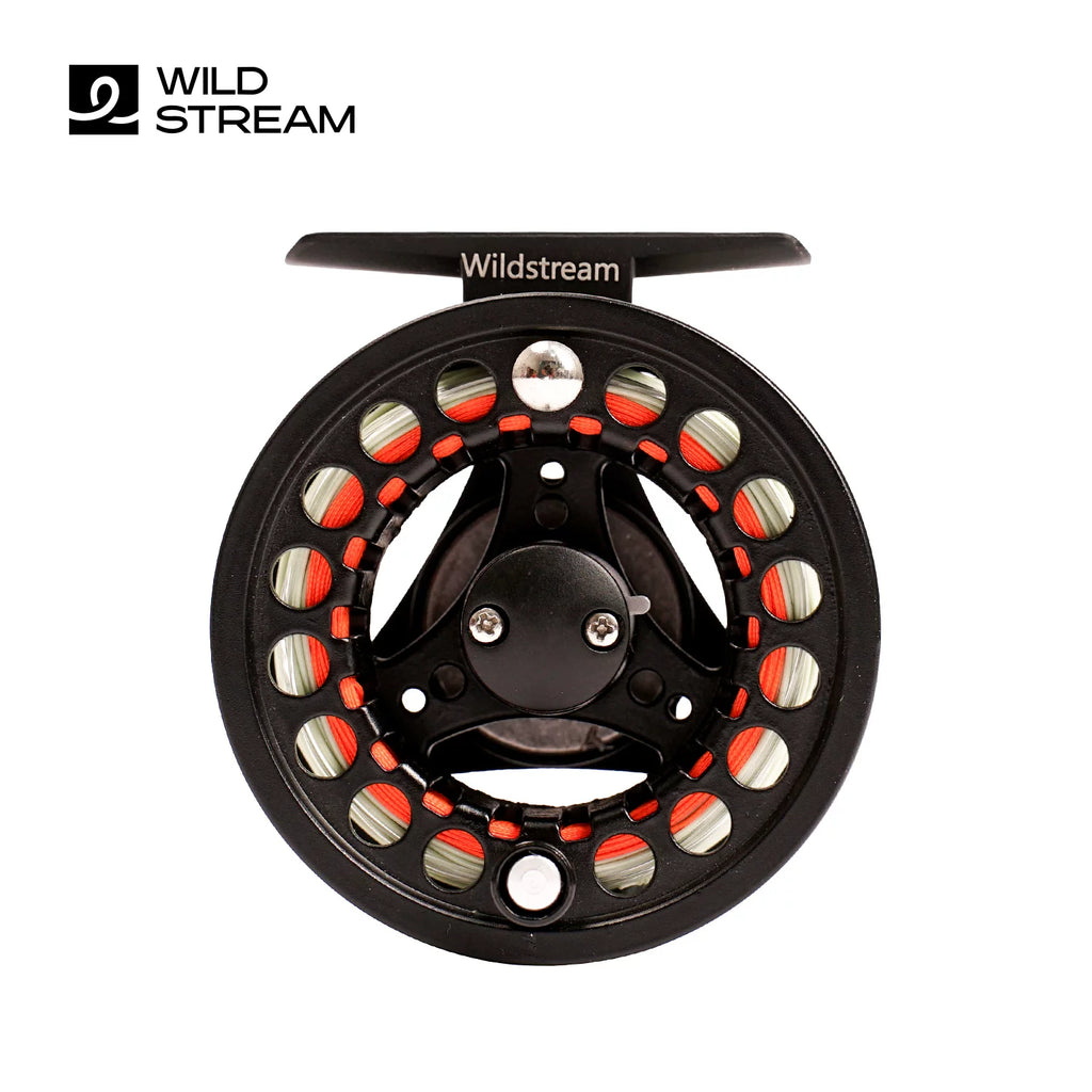 Wildstream aluminum alloy fly fishing reel combo with fly fishing line set - specifically for fly fishing rods - Si | ZHUSROD