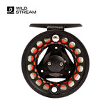 Wildstream aluminum alloy fly fishing reel combo with fly fishing line set - specifically for fly fishing rods