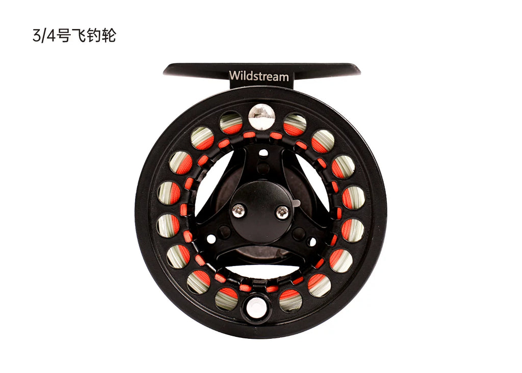 Wildstream aluminum alloy fly fishing reel combo with fly fishing line set - specifically for fly fishing rods - Se | ZHUSROD