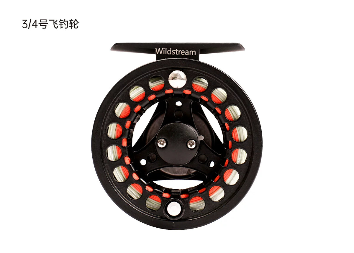 Wildstream aluminum alloy fly fishing reel combo with fly fishing line set - specifically for fly fishing rods - Se | ZHUSROD