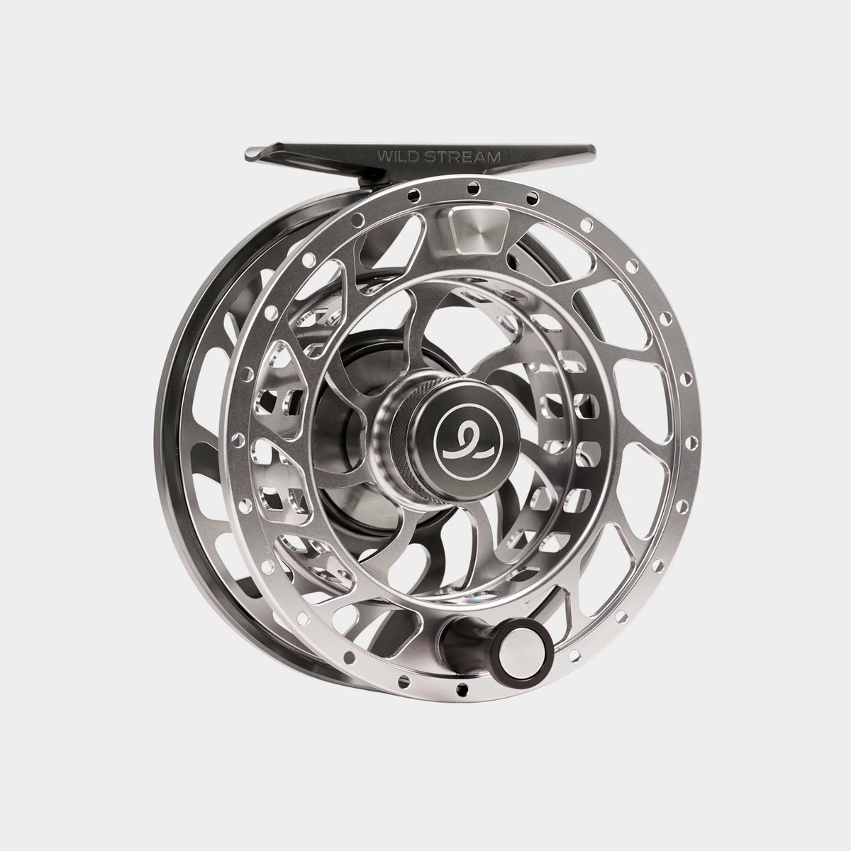 Wildstream TUシリーズ フライフィッシングリール - CNC加工 6061 航空アルミニウムフライリール、双方向ドラグシステム、大型アーバー、左右交換可能、ガングレー (3/5、5/7 WT)
