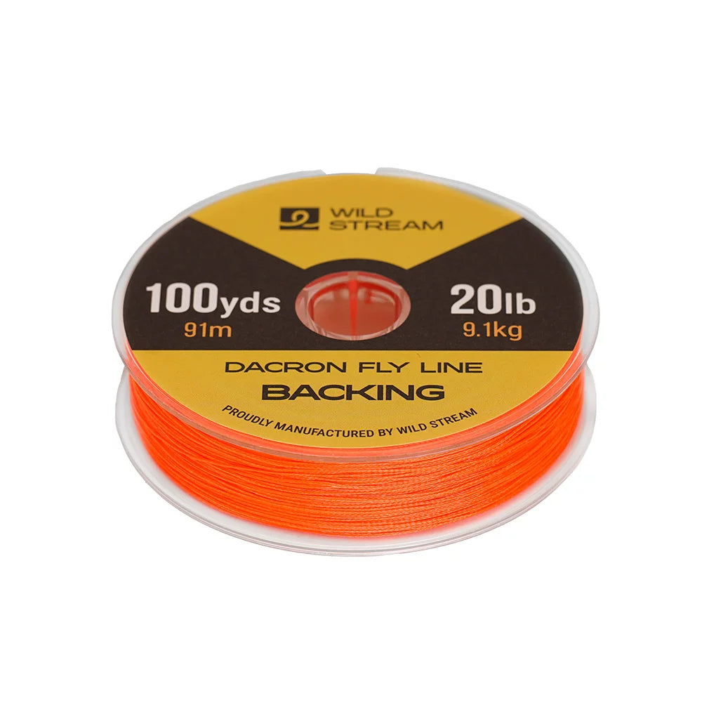 Wildstream fly fishing preparation line fly fishing wheel spare filling line backing woven polyester